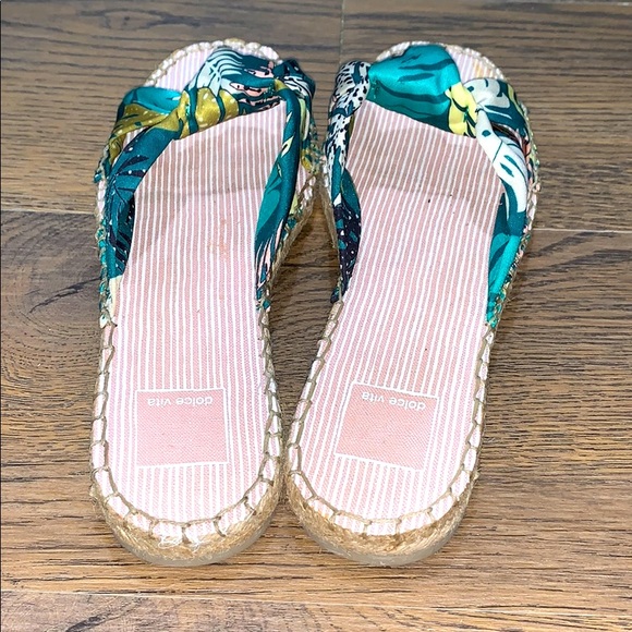 NIB Dolce Vita Tropical Espadrille Sandal - Picture 3 of 5